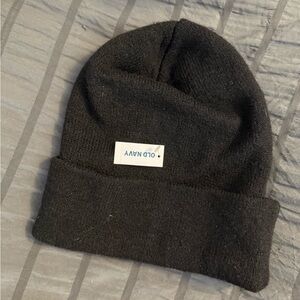 Old Navy Black Knit Beanie